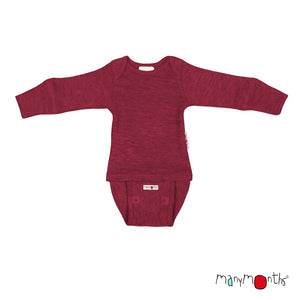 Wool Long Sleeve Shirt / Onesie - Multiple Colours-ManyMonths Nature Woolies-Modern Rascals