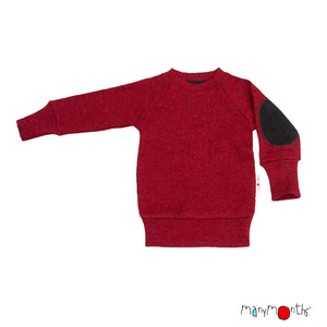 Wool Pullover with Elbow Patches - Multiple Colours-ManyMonths Nature Woolies-Modern Rascals