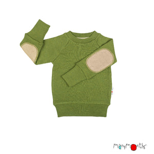 Wool Pullover with Elbow Patches - Multiple Colours-ManyMonths Nature Woolies-Modern Rascals