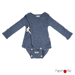 Wool Wrap Style Onesie - Multiple Colours-ManyMonths Nature Woolies-Modern Rascals