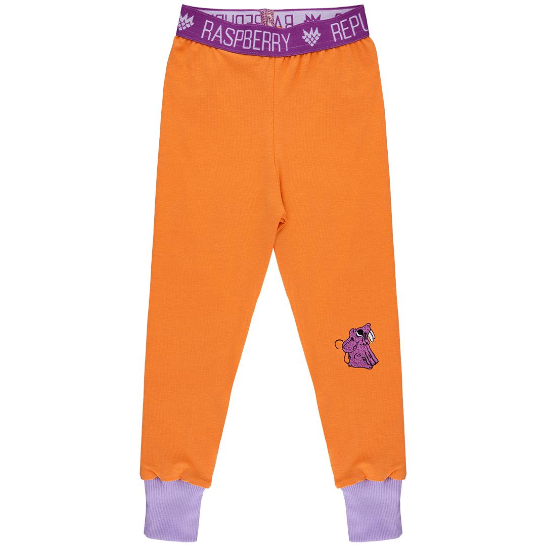 Wooly Mammoth Colour Blast Orange Light Pants - 2 Left Size 2-3 & 7-9 years-Raspberry Republic-Modern Rascals