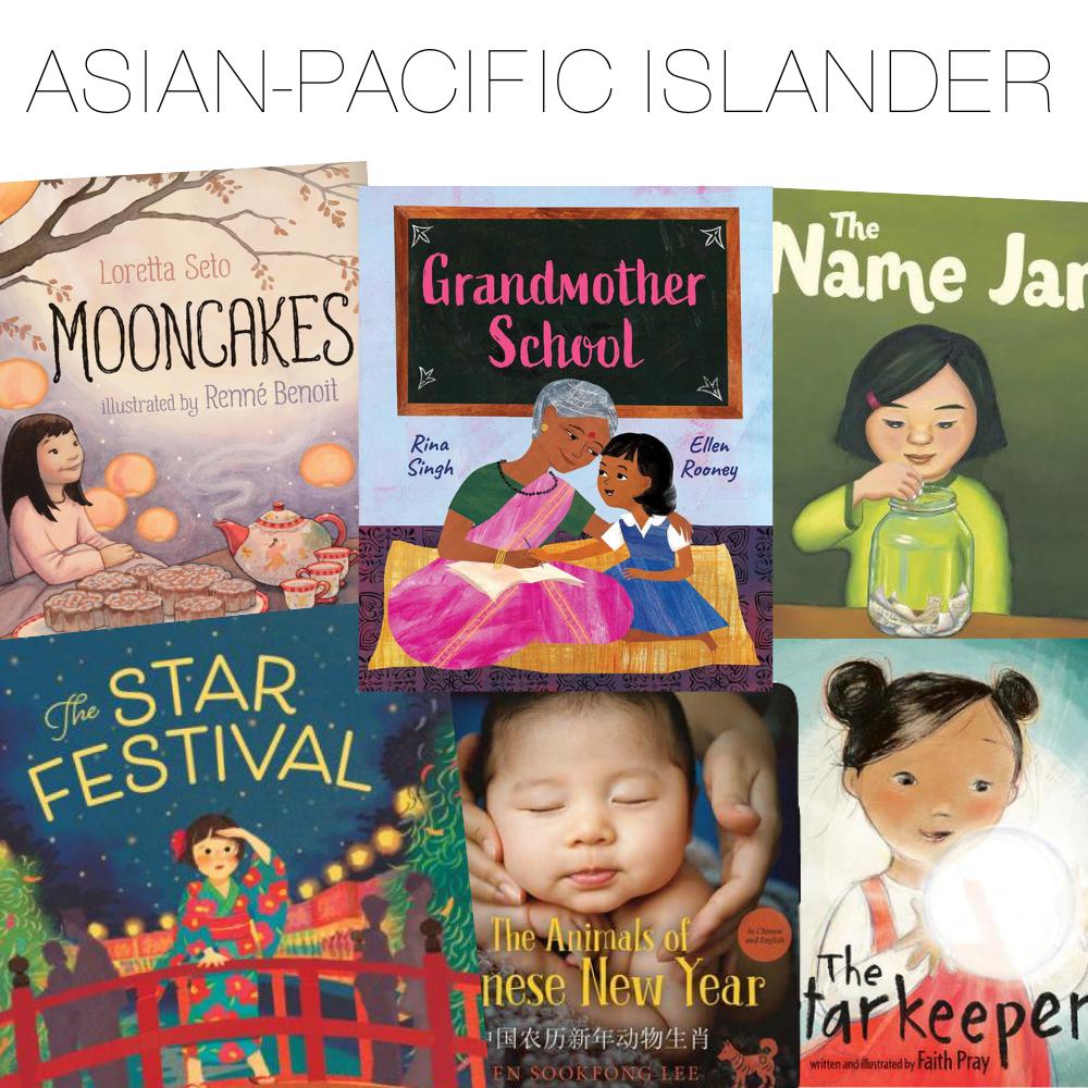 Books by and including Asian Americans and Pacific Islanders