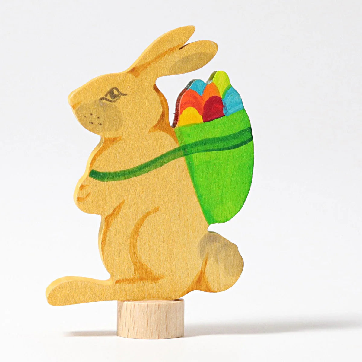 Deco Handpainted Rabbit with Basket