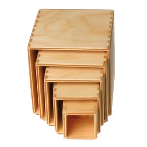 Grimm's Small Stacking Boxes - Natural