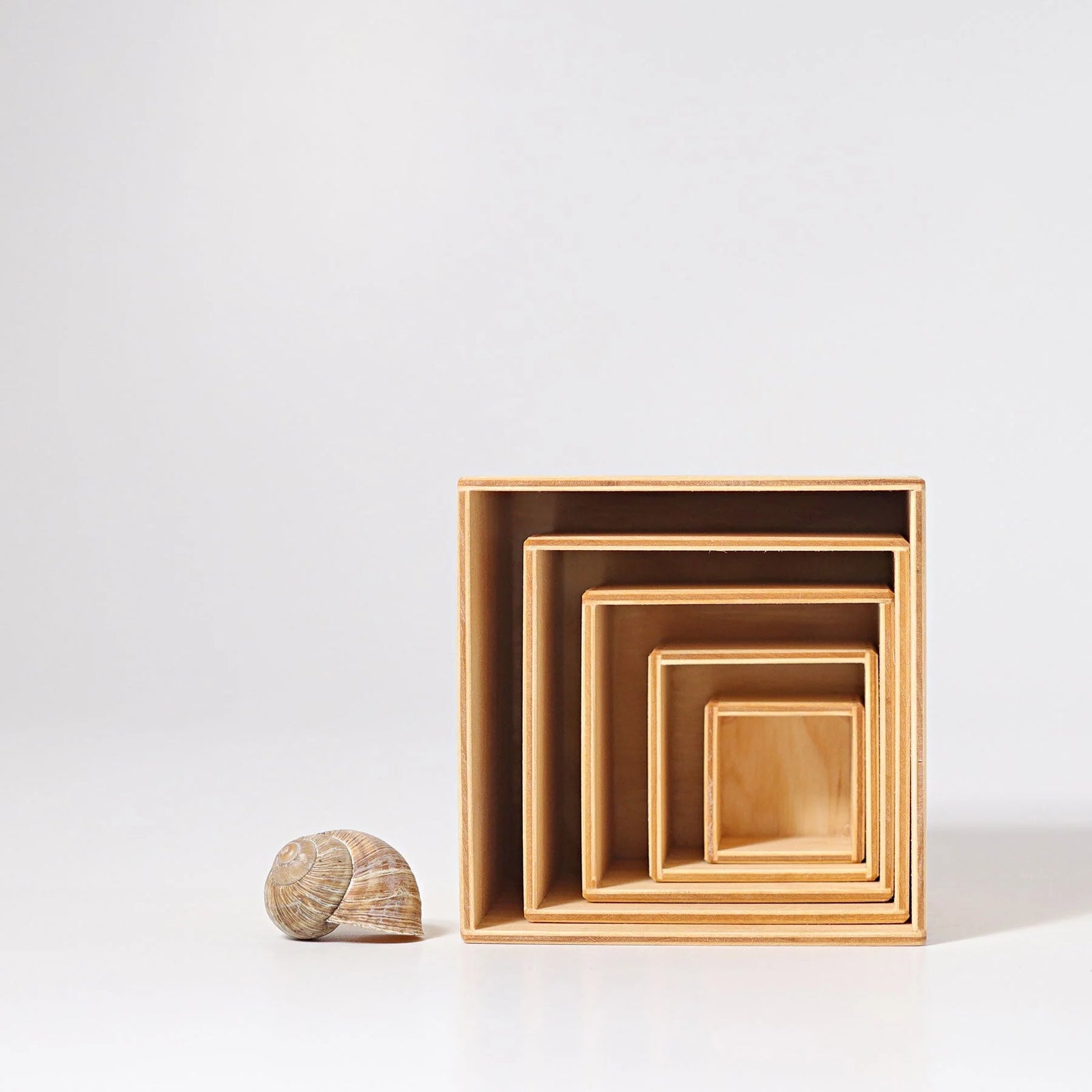 Grimm's Small Stacking Boxes - Natural