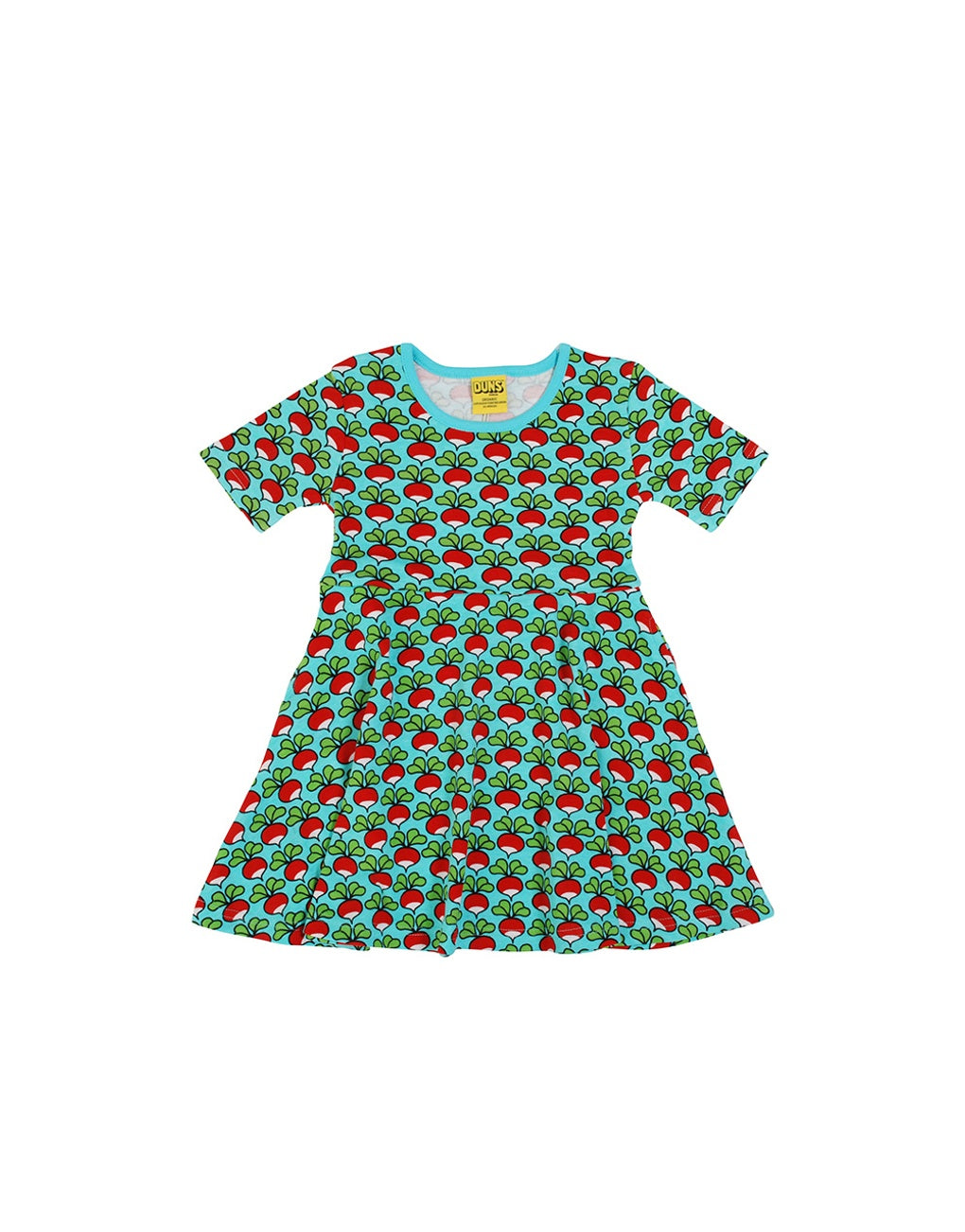 DUNS Sweden Radish - Blue Radiance Short Sleeve Skater Dress - Size 10-11 Years (146cm)
