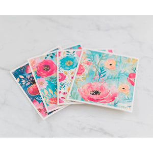 4 Pk Sponge Cloths - Abby Rose-Colibri-Modern Rascals