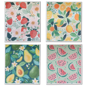 4 Pk Sponge Cloths - In the Grove-Colibri-Modern Rascals