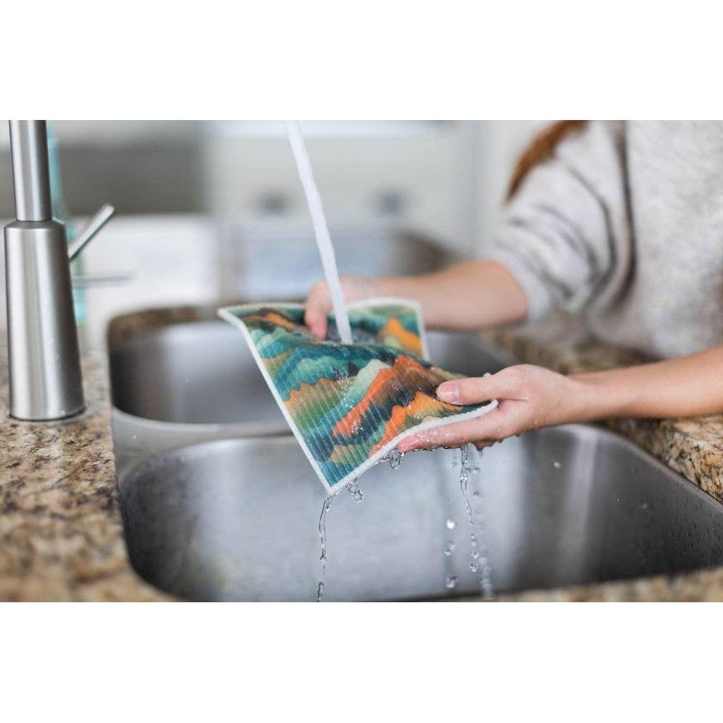 4 Pk Sponge Cloths - In the Mountains-Colibri-Modern Rascals