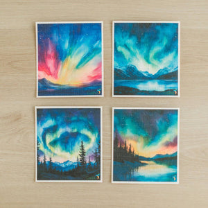 4 Pk Sponge Cloths - In the North-Colibri-Modern Rascals