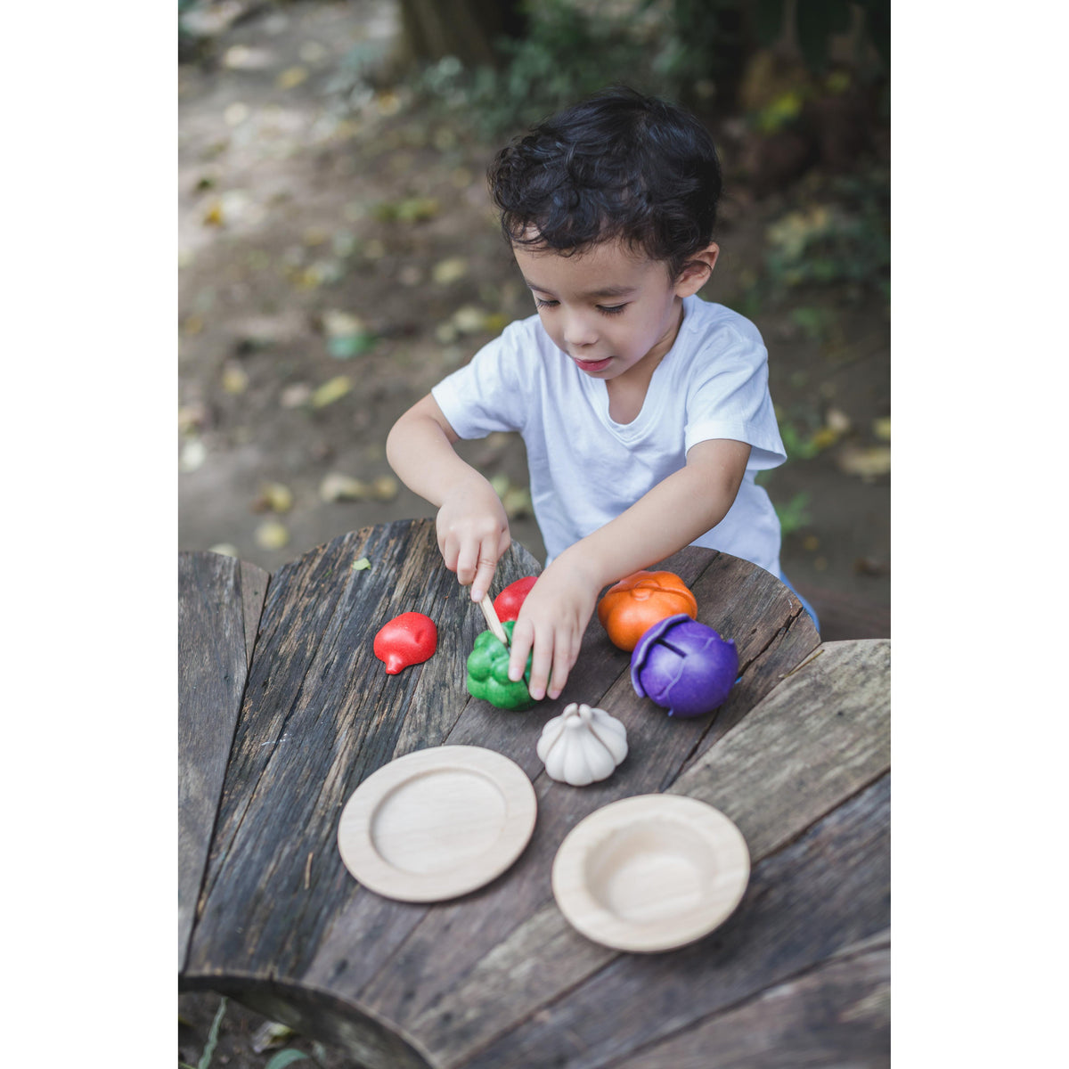 5 Colours Veggie Set-PlanToys-Modern Rascals