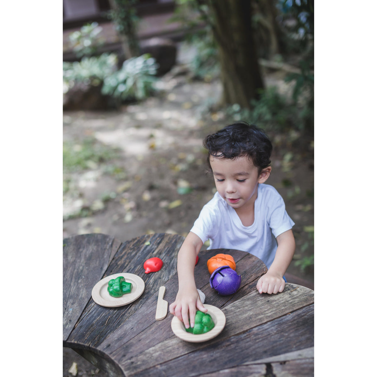 5 Colours Veggie Set-PlanToys-Modern Rascals