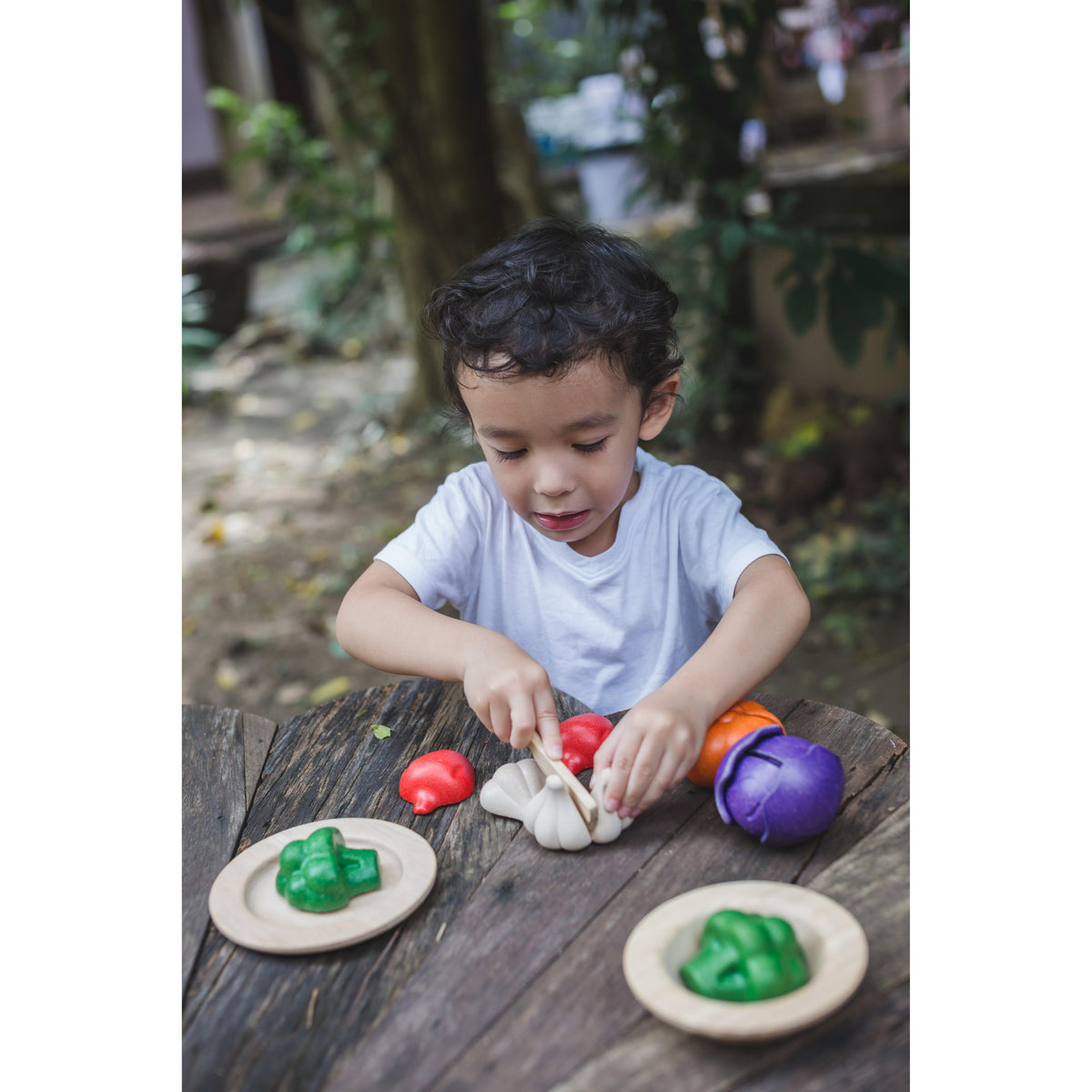 5 Colours Veggie Set-PlanToys-Modern Rascals