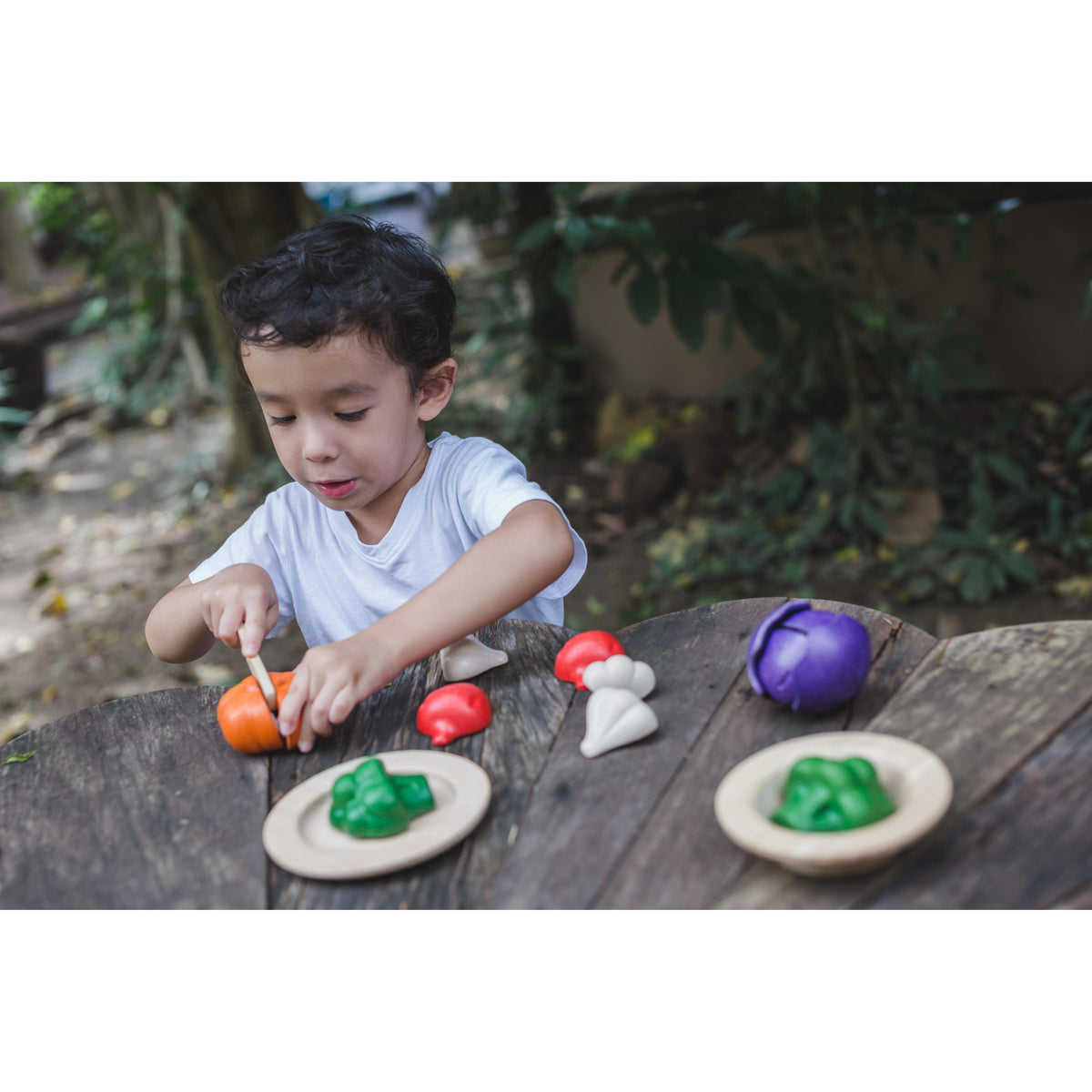 5 Colours Veggie Set-PlanToys-Modern Rascals