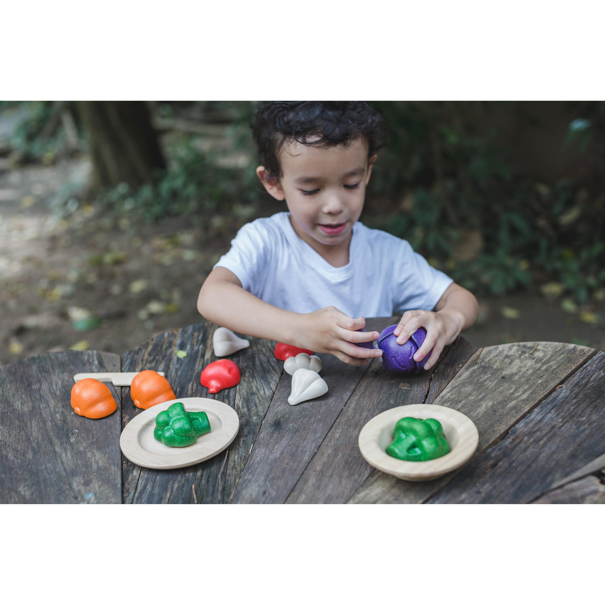 5 Colours Veggie Set-PlanToys-Modern Rascals
