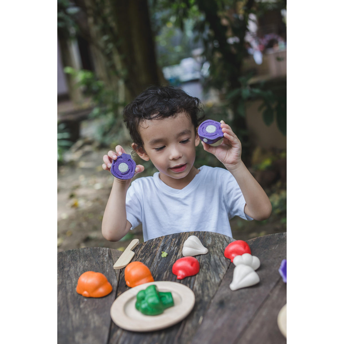 5 Colours Veggie Set-PlanToys-Modern Rascals