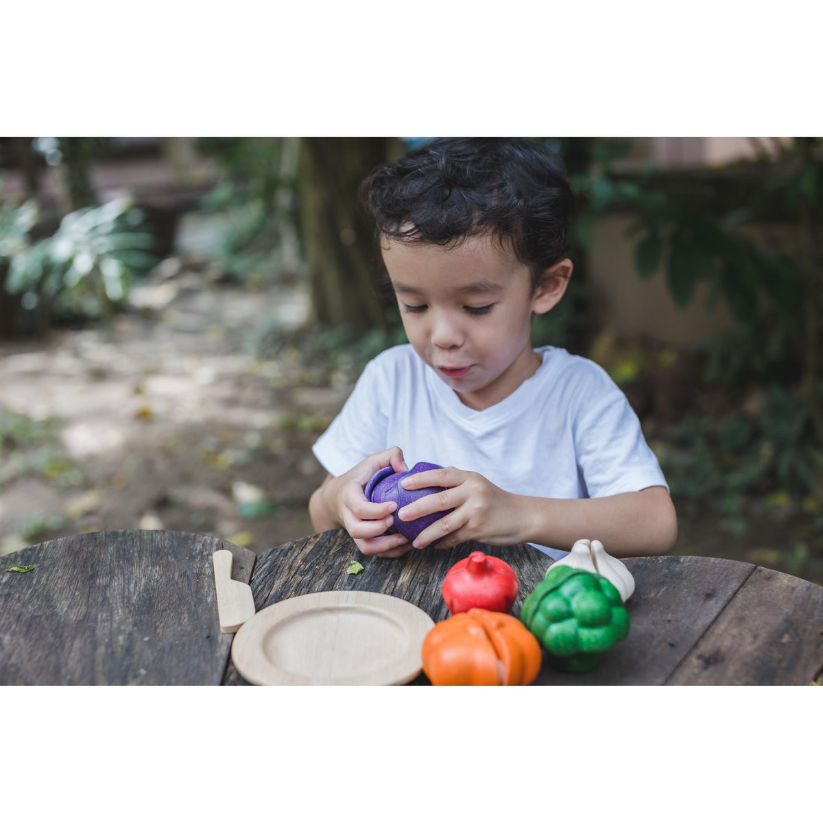 5 Colours Veggie Set-PlanToys-Modern Rascals