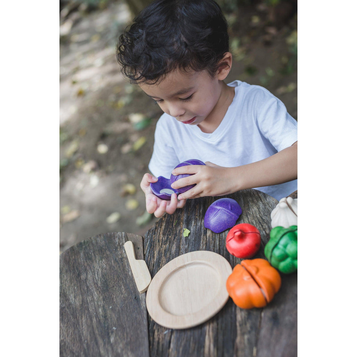 5 Colours Veggie Set-PlanToys-Modern Rascals