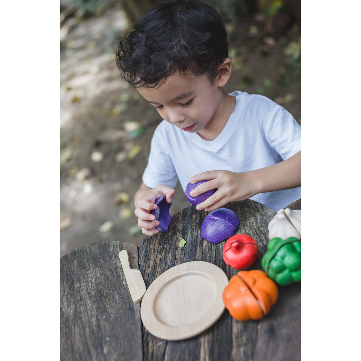 5 Colours Veggie Set-PlanToys-Modern Rascals