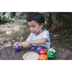 5 Colours Veggie Set-PlanToys-Modern Rascals