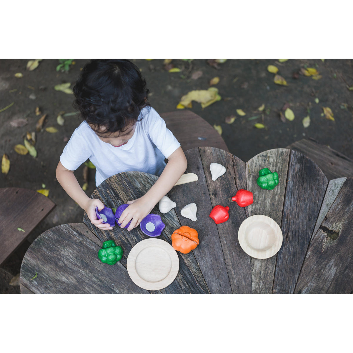 5 Colours Veggie Set-PlanToys-Modern Rascals