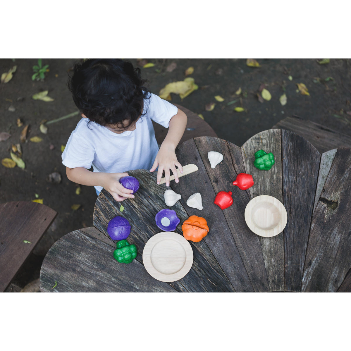 5 Colours Veggie Set-PlanToys-Modern Rascals