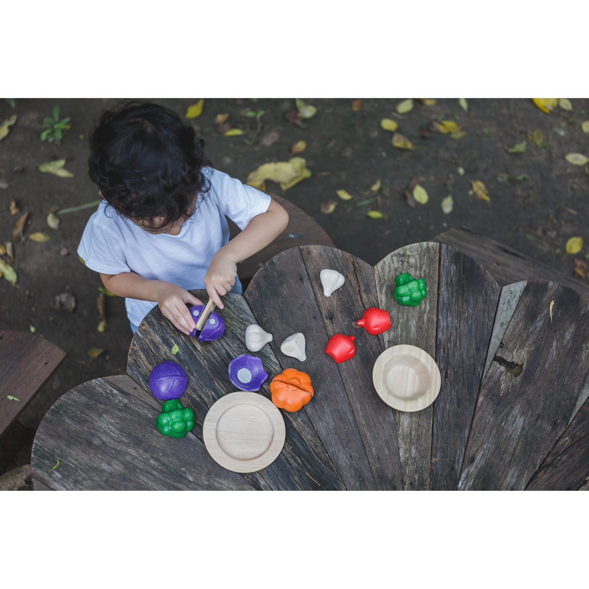 5 Colours Veggie Set-PlanToys-Modern Rascals