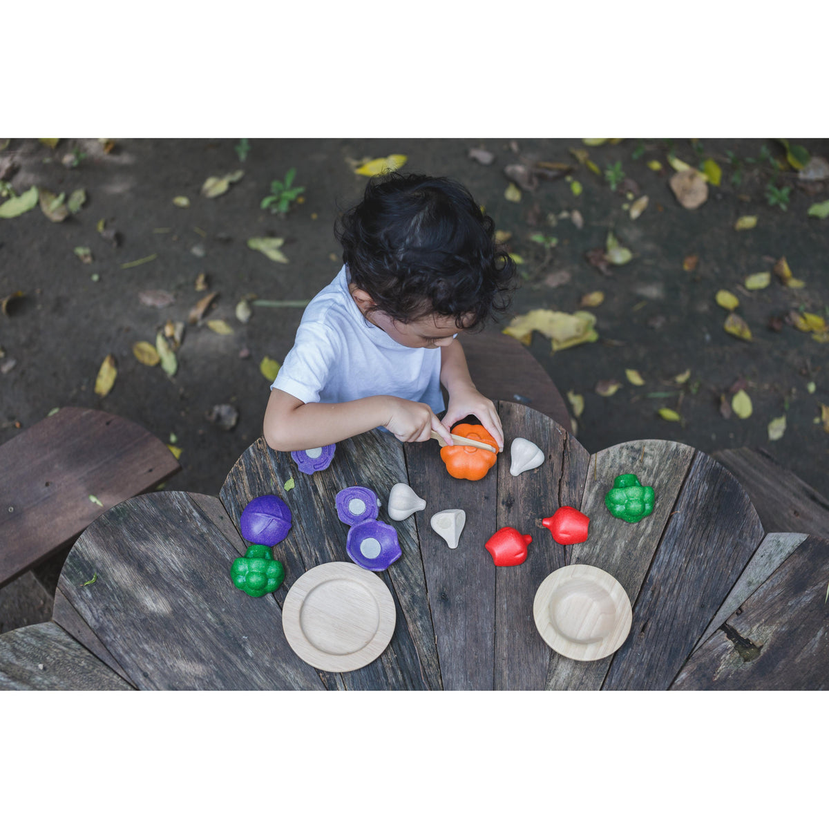 5 Colours Veggie Set-PlanToys-Modern Rascals