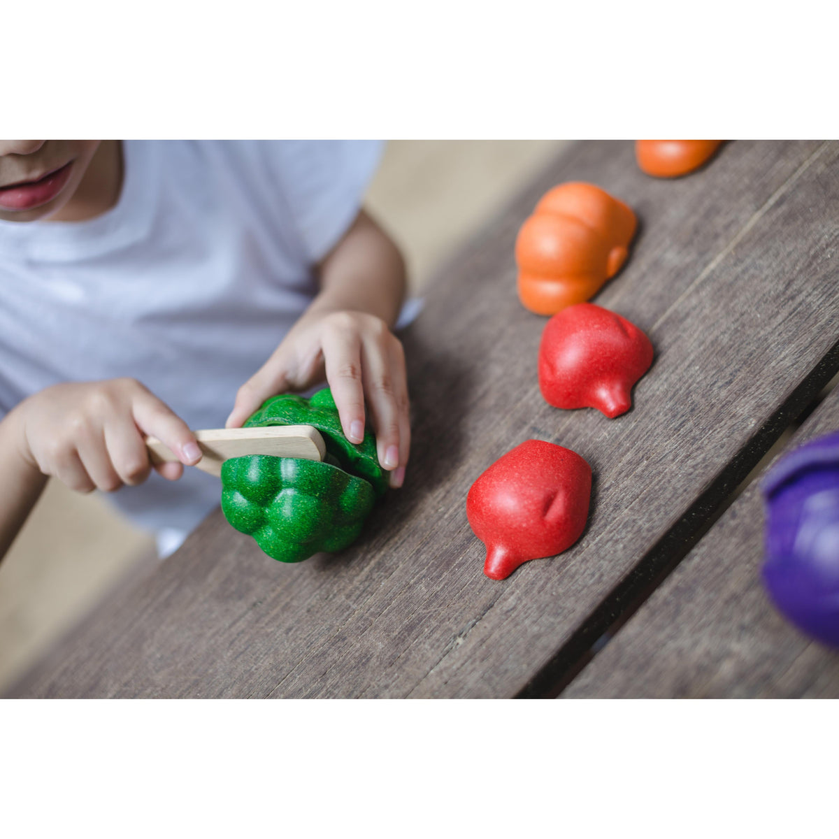 5 Colours Veggie Set-PlanToys-Modern Rascals