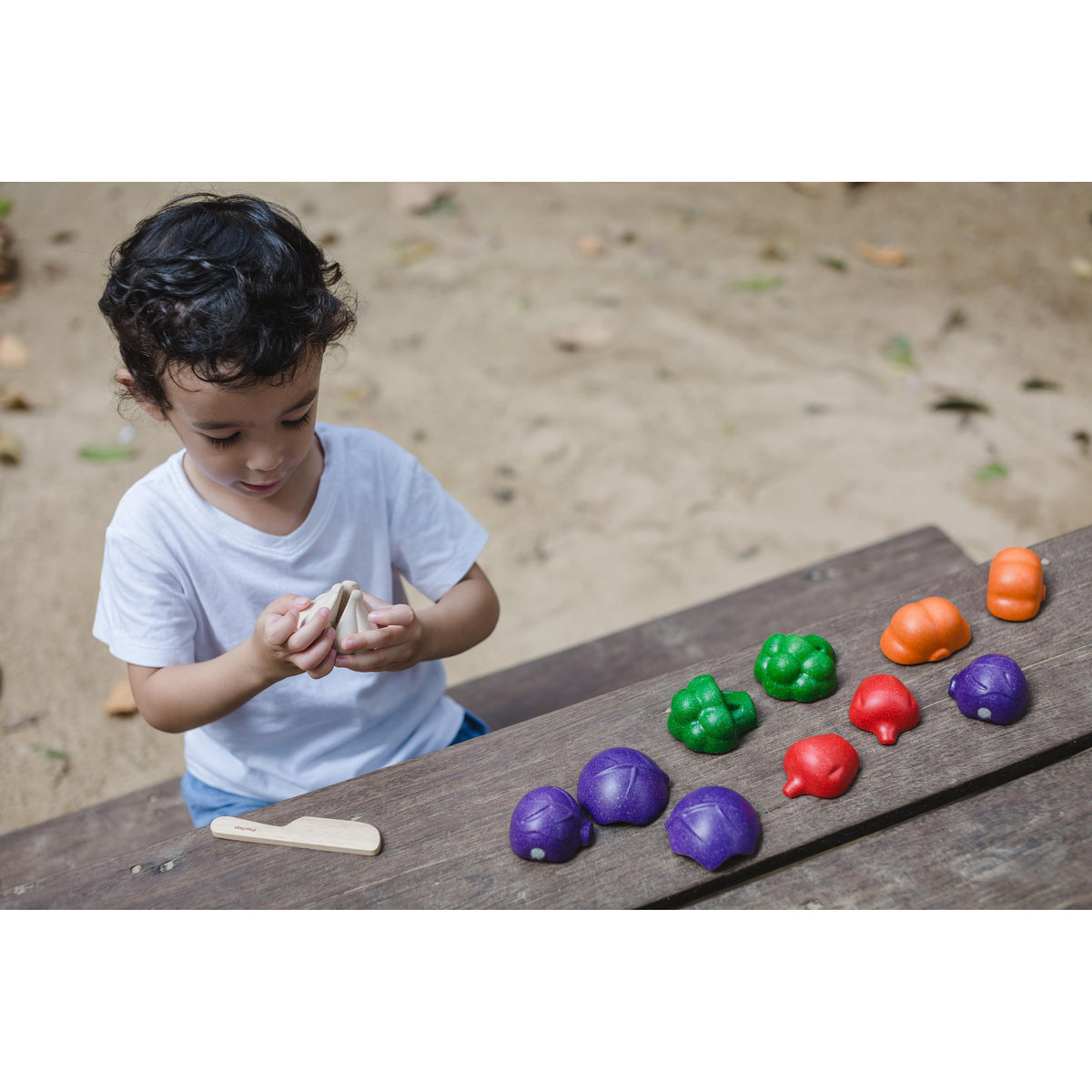 5 Colours Veggie Set-PlanToys-Modern Rascals