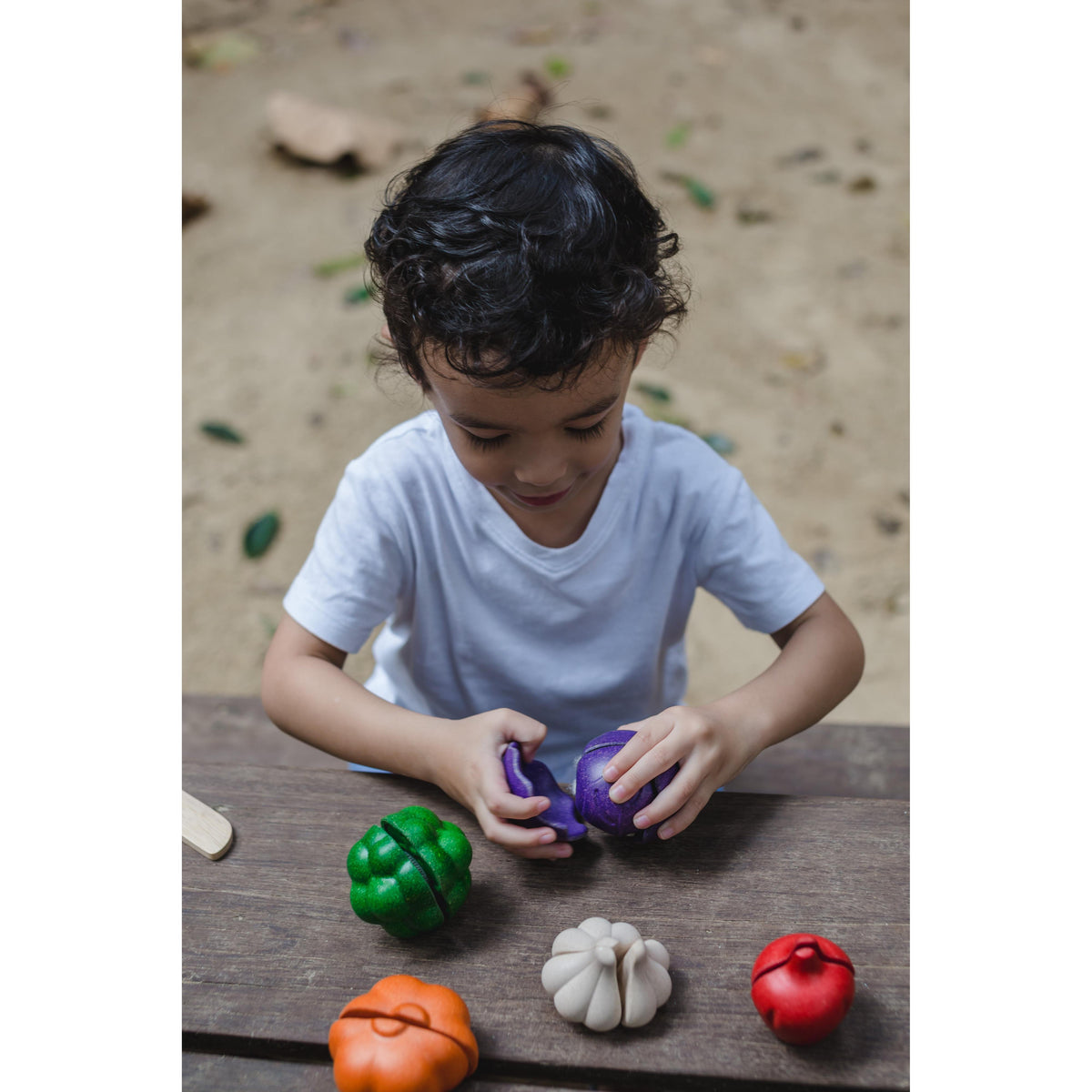 5 Colours Veggie Set-PlanToys-Modern Rascals