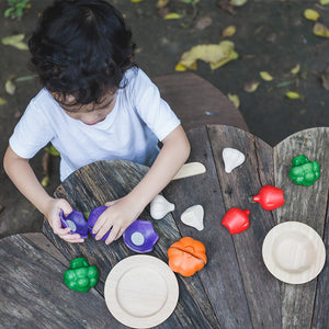 5 Colours Veggie Set-PlanToys-Modern Rascals