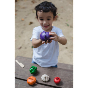 5 Colours Veggie Set-PlanToys-Modern Rascals