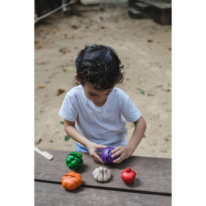 5 Colours Veggie Set-PlanToys-Modern Rascals