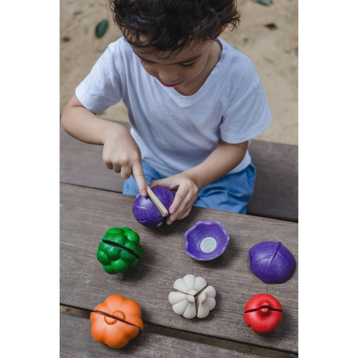 5 Colours Veggie Set-PlanToys-Modern Rascals
