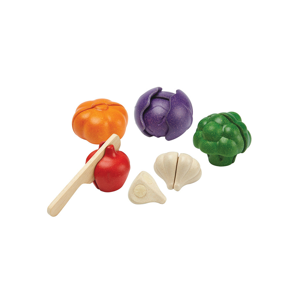 5 Colours Veggie Set-PlanToys-Modern Rascals
