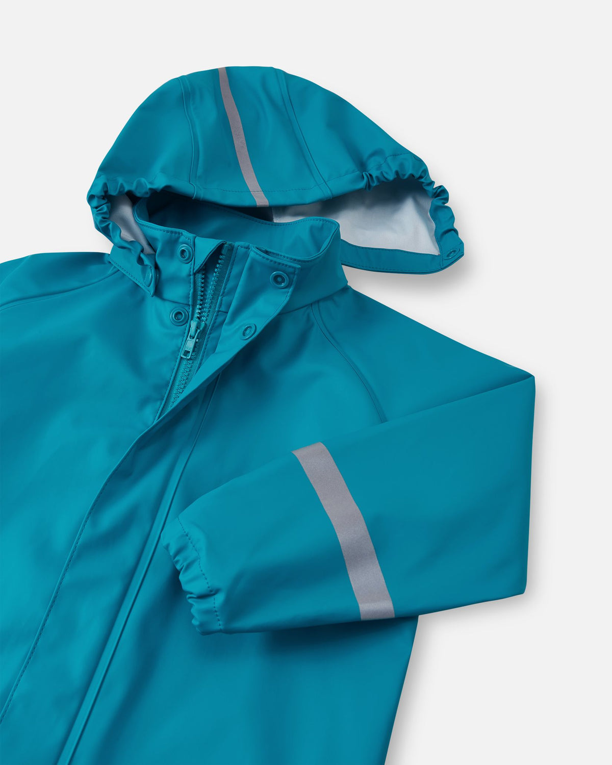 Lampi Waterproof Rain Coat - Aquatic Blue