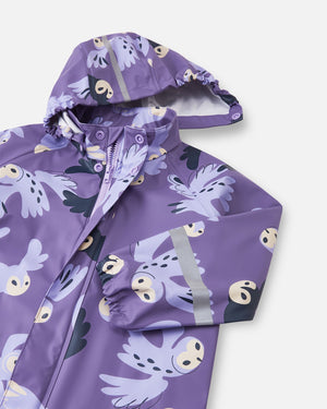 Vesi Waterproof Rain Coat - Misty Violet