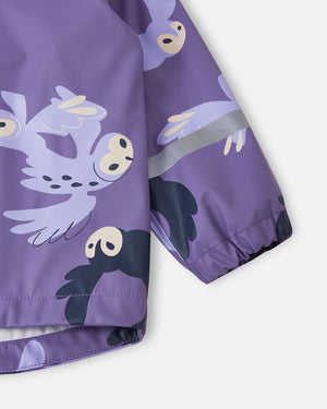 Vesi Waterproof Rain Coat - Misty Violet