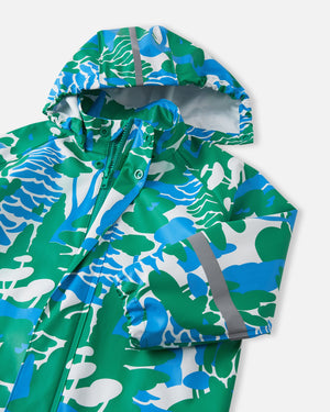 Vesi Waterproof Rain Coat - Green