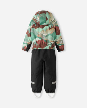 Kurikka ReimaTec One Piece Snow Suit - Stone Green Mountains