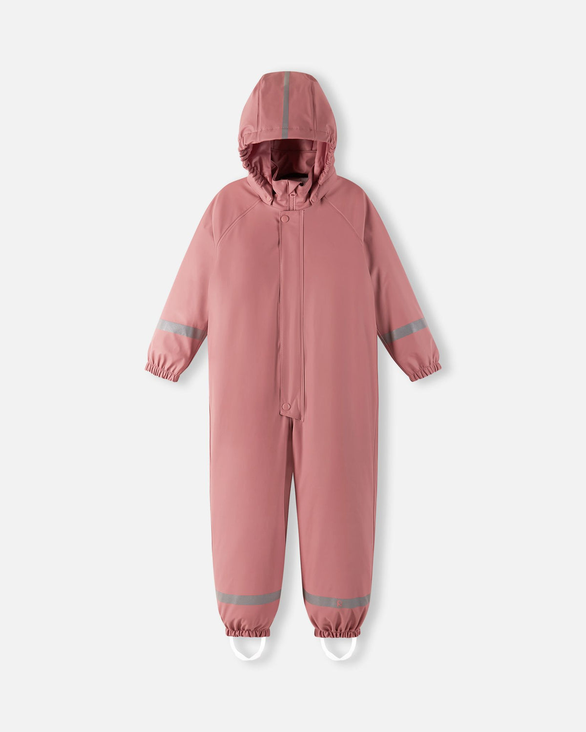 Rapakko Waterproof Rain Overall with Fleece Lining - Rose Blush