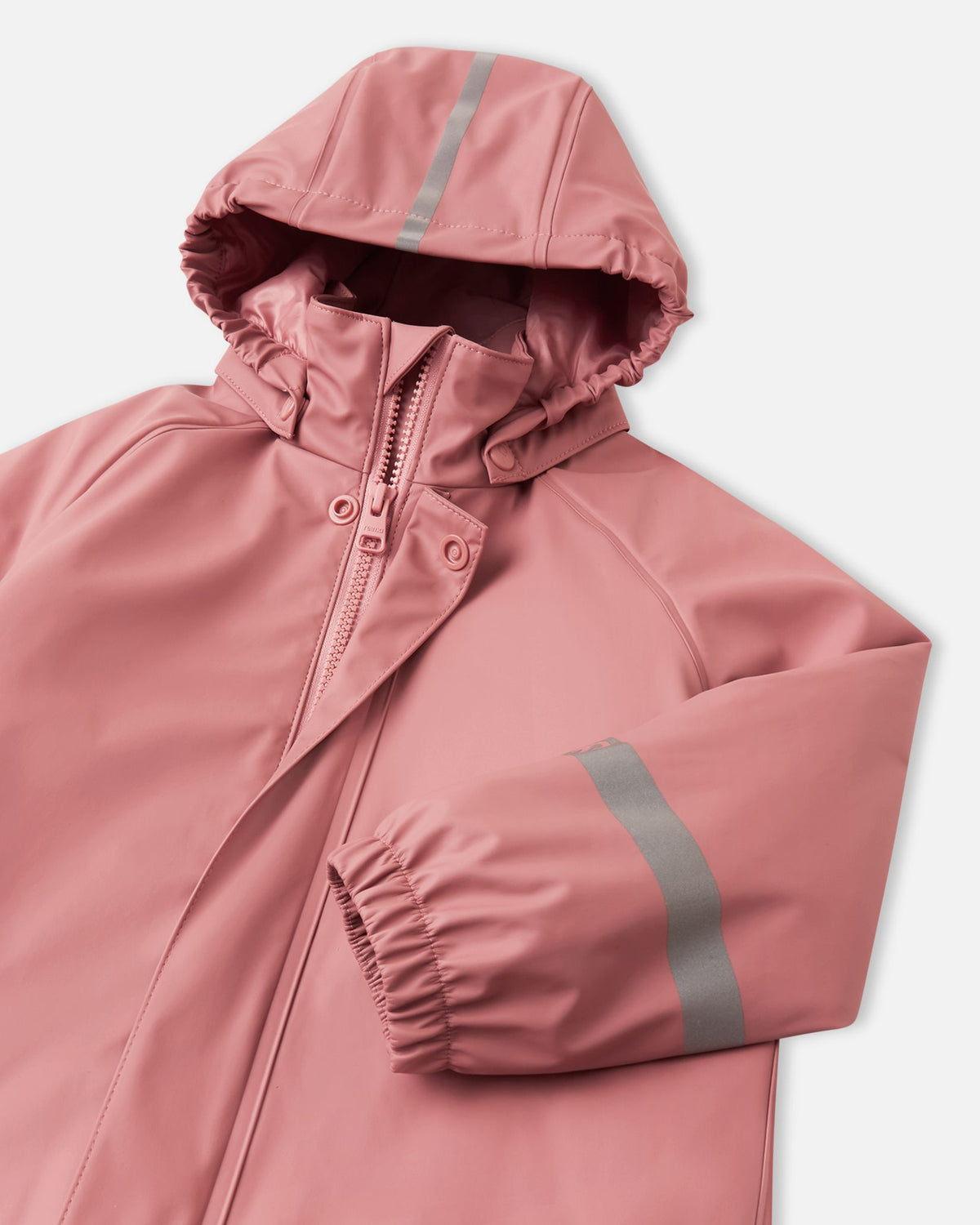 Rapakko Waterproof Rain Overall with Fleece Lining - Rose Blush
