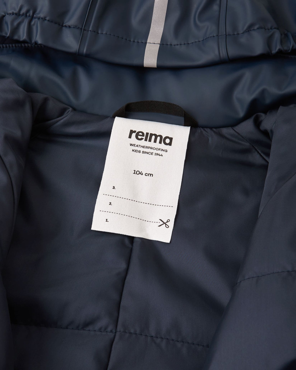 Rapakko Waterproof Rain Overall with Fleece Lining - Navy