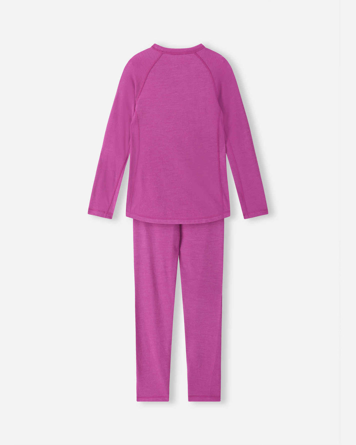Taitoa Wool-Lyocell Blend Base Layer Set - Fucshia - Solid