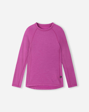 Taitoa Wool-Lyocell Blend Base Layer Set - Fucshia - Solid