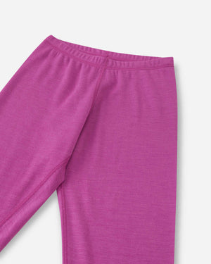Taitoa Wool-Lyocell Blend Base Layer Set - Fucshia - Solid