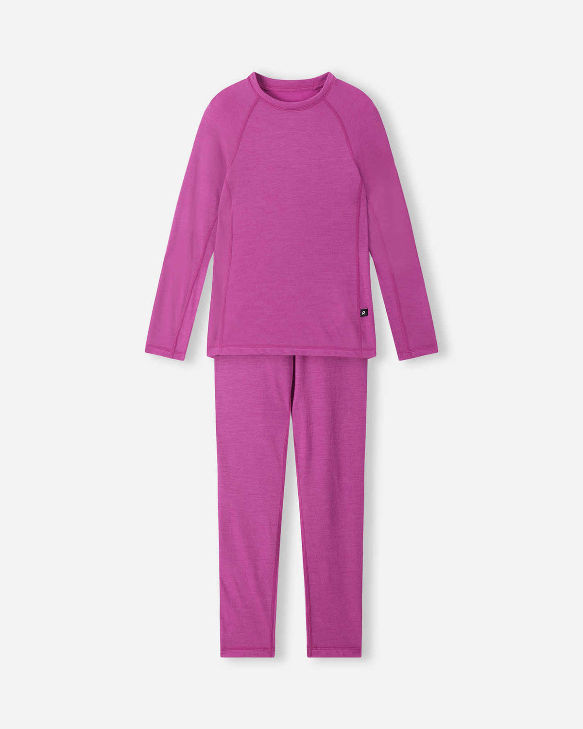 Taitoa Wool-Lyocell Blend Base Layer Set - Fucshia - Solid
