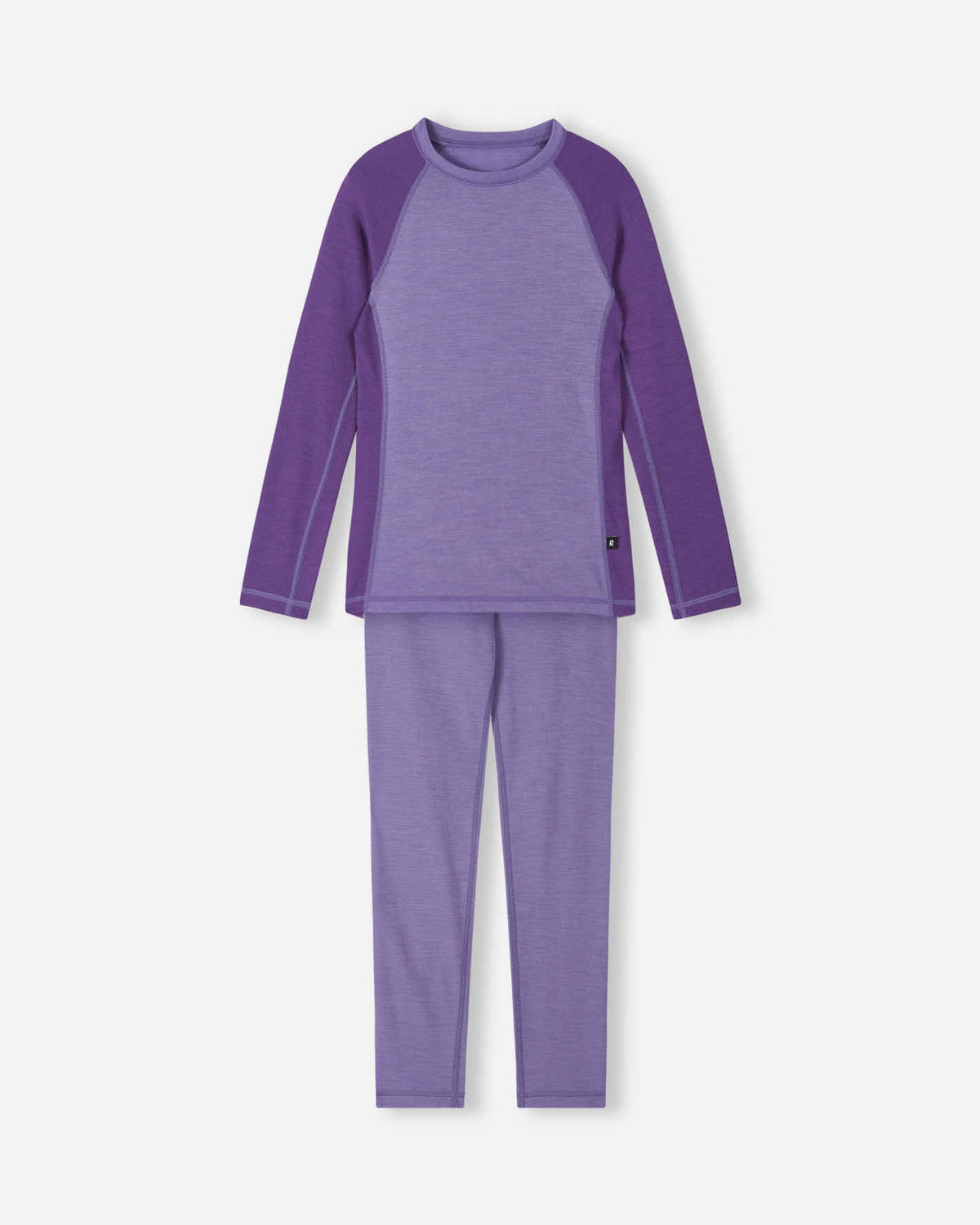 Taitoa Wool-Lyocell Blend Base Layer Set - Misty Violet - Solid
