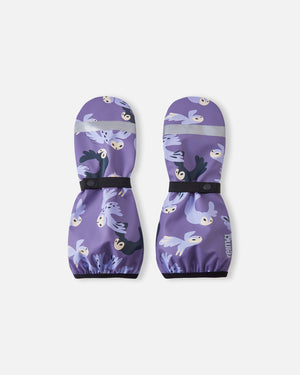 Puro Waterproof Rain Mittens with Lining - Misty Violet